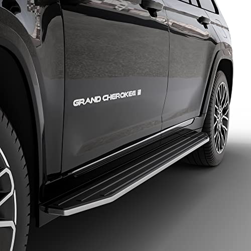 Estribos Running Boards Vanguard Black F6 Style para Jeep miniatura 2