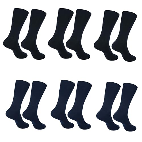 Mens Dress Socks|Trouser Socks Stretchy Breathable Business|Casual Wear Socks|Everyday Comfort Socks|Pack of 6