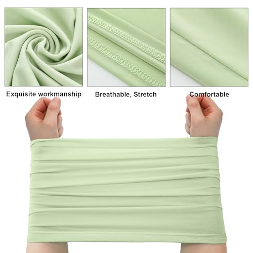 Image of Geyoga 6 /9 Pcs Summer UV Protection Cooling Neck Gaiter Scarf Face Clothing Neck Gaiter Mask Sunscreen Breathable Bandana