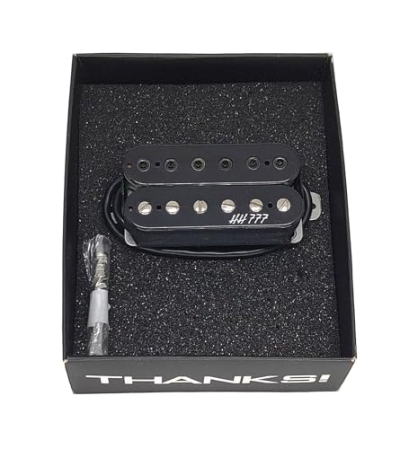 Captador Malagoli HH777 preto para ponte guitarra - assinatura Henry Ho - Alnico 5