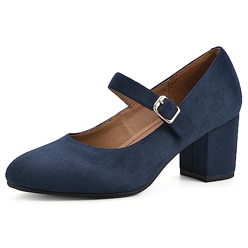 WHITE MOUNTAIN Women's Shoes Frenzies Mary Jane Block Heel