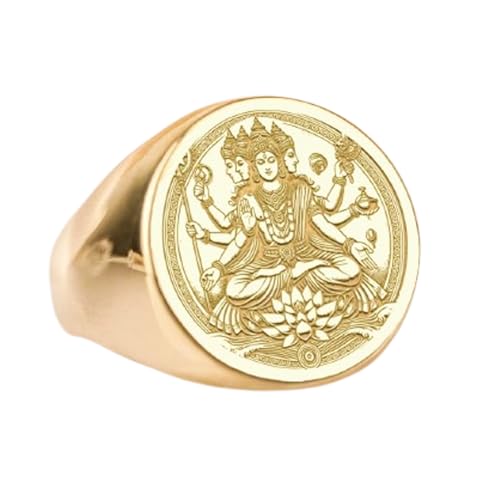 Bague Vishnu en argent 925 et or, le cadeau idéal pour marquer les esprits