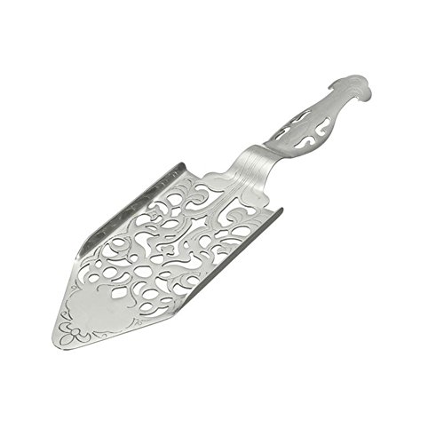 ZoraYorce Paletta da cocktail in acciaio inox 304, cucchiaio da assenzio amaro scavato portatile, bello, squisito per bicchieri da assenzio