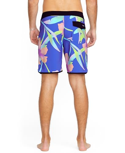 Volcom Men's Lido Print Scallop Mod Tech Boardshorts4