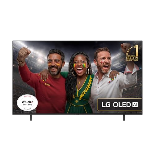 LG OLED65B56LA 65-Inch OLED 4K UHD Smart TV B5 Series (8 AI Processor Dolby Atmos Freeview Play and Amazon Alexa 120Hz) [Model 2025]