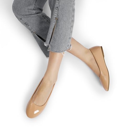 Image of DREAM PAIRS Women's Sole-Simple Ballerina Walking Flats Shoes