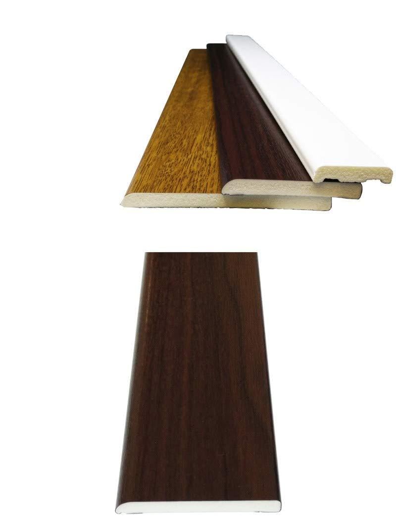 Upvc Plastic Trim Architrave 5 Metre Rosewood 45mm