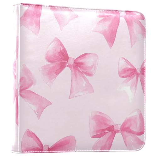Álbum de fotos autoadhesivo DIY scrapbook álbum acuarela lazos 3 anillas libro de fotos 40 páginas 8x10 para recuerdos miniatura 1