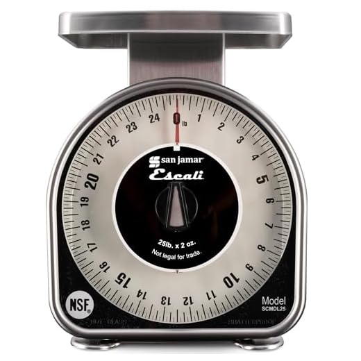 San Jamar Mechanical Dial Scale for Accurate Weighing