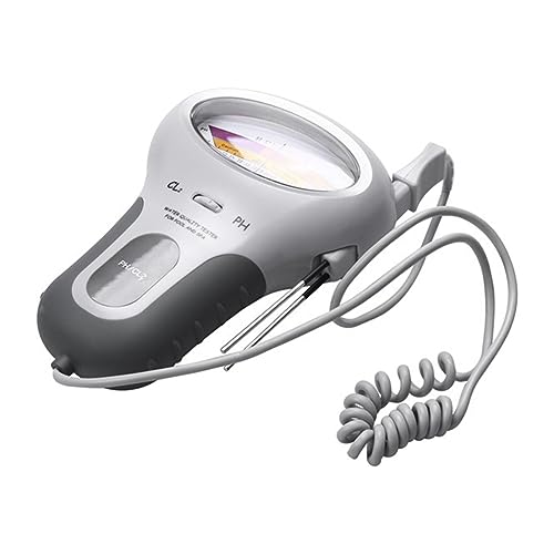 Gosera PC102 2 en 1 PH Medidor de Probador de Calidad del Agua de Dispositivo de Prueba CL2 Herramienta de Costura de MedicióN para Piscina Acuario