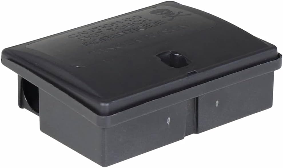 Dimensions of the vidaXL Mouse Trap Bait Station: 13 cm length, 10 cm width, 4 cm height