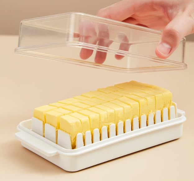 Amazon.com | ASEANAO Butter Keeper, Butter Divider Storage Box