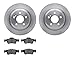 Dynamic Friction Company Rear Brake Rotors with 5000 Advanced Brake Pads 6502-63338