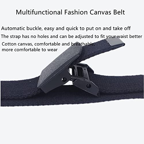 Belts for men Braided Belt,Belts for Men Women Cotton Canvas Military Belt Quick Release Tactical Belt, 2 Pack3