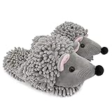 Ofoot Womens Winter Warm Parent-Child Fuzzy Home Slippers Cute Animal Koala Fox Owl Cat Lion Gorilla...