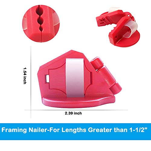 Upgrade Finger Protector for Hammering Nails,Nail Protector- Nail Holder Hand Tools (Pack of 2) - for Nails,Finish Nails,Small Screws, and Staples, Avoid Hitting The Fingers
