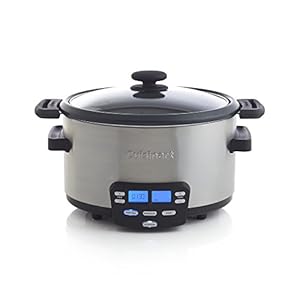 Cuisinart MSC-400 3-In-1 Cook Central 4-Quart Multi-Cooker: Slow Cooker, Brown/Saute, Steamer, Silver
