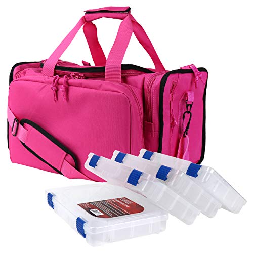 OSAGE RIVER Deluxe Tackle Bag with 4 Tackle Box Organizers, Heavy Duty Fishing