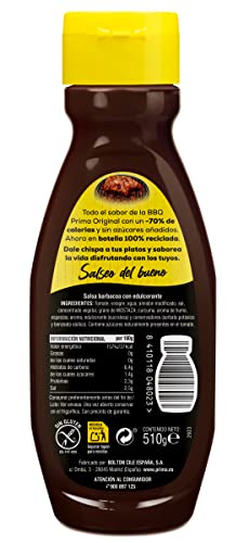 Miniatura 2 de Prima Salsa Barbacoa Sin Azúcares Añadidos. 510 G