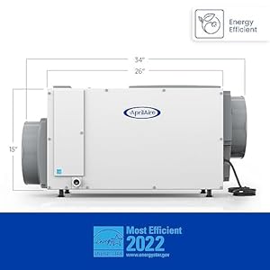 Aprilaire e080 pro dehumidifier bundle 80 pint whole house dehumidifier full complete kit crawl spaces basements whole homes commercial up to 4400 sq ft 5 year warranty included  urban country home decor