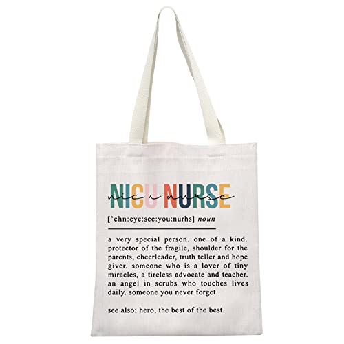 Bolsa Tote de Lona para Enfermera Nicu Nurse miniatura 1