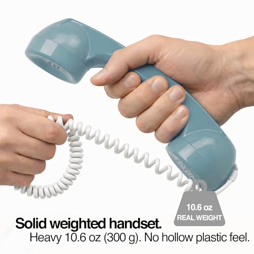 Image of Opis 60s Micro - Retro Mobile Phone handset for Android Smartphones, Tablets, notebooks and Mobile Phones in The Shape of a Classic Telephone Receiver (azrue)
