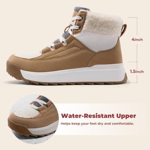 Women's Faux-Fur-Lined Winter Ankle Boots - image 5