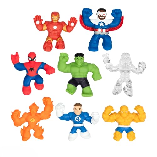Heroes of Goo Jit Zu The Marvel Edition Minis - Squishy Stretchy Gooey Mini Marvel Characters Styles May Vary