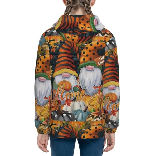 Welcom Fall Kids Pullover Hoodies Boys Sweatshirts Girls Athletic Clothes with Pocket4