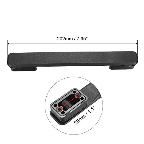 uxcell Luggage Handle, 202mm Length Strap Grip Replacement for Suitcase Case Black (Without Screws)2