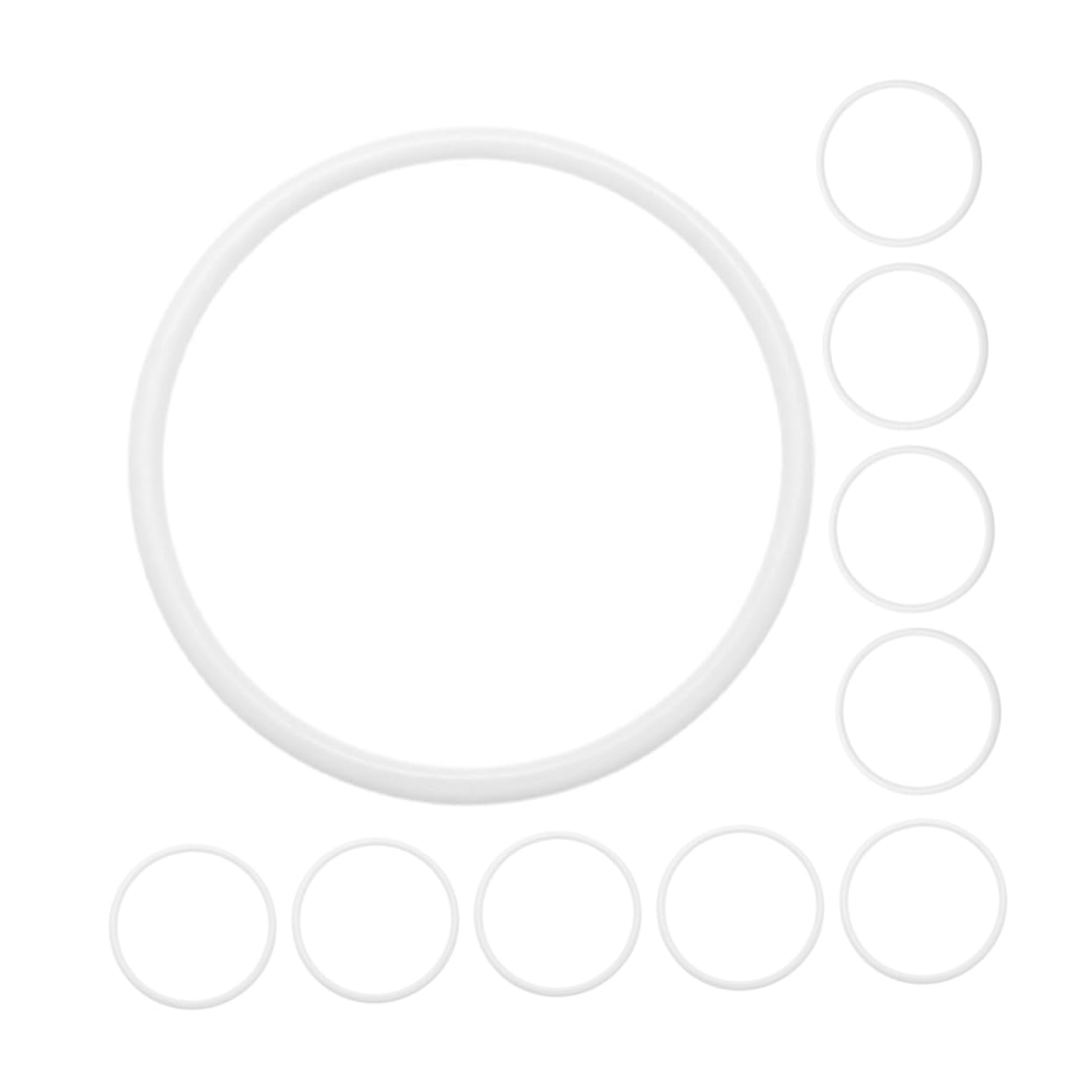 RORPOIR 10pcs Plastic Circle Dream Catcher Frames Wreath Making Hoops for Crafts Elegant Design for Decor for Home and Event Decorations