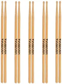Kit 5 Pares De Baqueta Para Bateria Ponta de Madeira Vanguarda By Spanking
