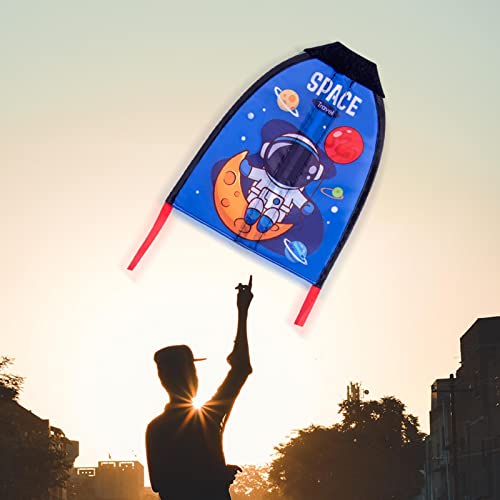 Deevoka Children's Thumb Ejection Kite Beach Toys, Mini Beach Kites For Kids Rocket Kite For Children Outdoor Sports Game Toy Birthday Easter Gifts, Astronaut #TOP3