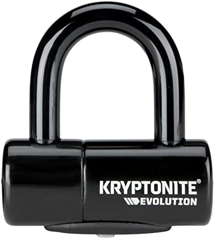 Kryptonite Evolution Series 4 Bicycle Disc Bike Lock (Black) , 14 Millimeter
