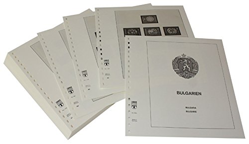 Feuilles Bulgarie 1971-1975 LINDNER Das Original imprimées