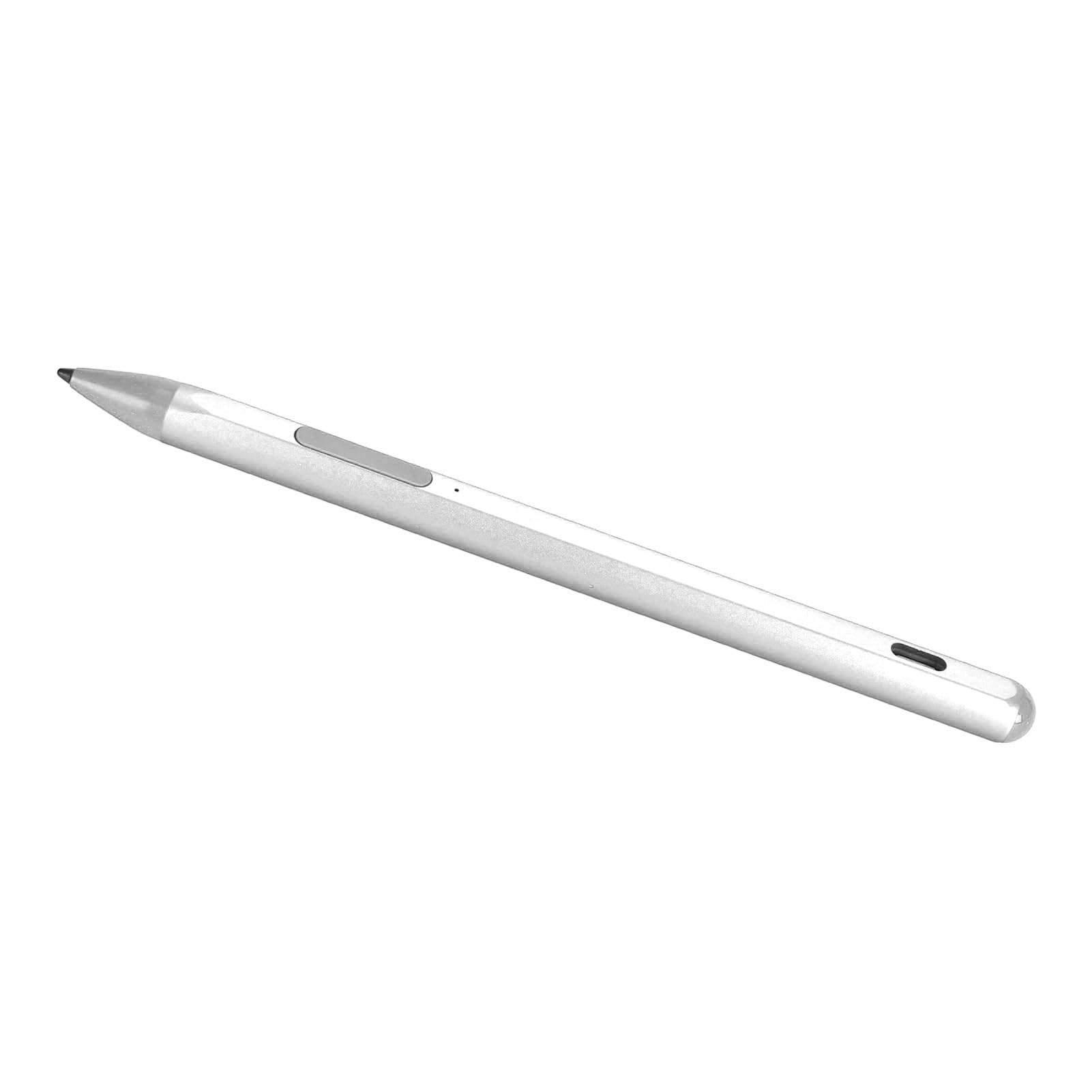Fabater Lápiz óptico, 4096 Sensibilidad a la Presión MPP 2.0 Lápiz Activo Inclinable, Capacitivo con 3 Puntas de Repuesto, Clamp/Holder de Punta y Succión Magnética para Computadoras Portátiles,