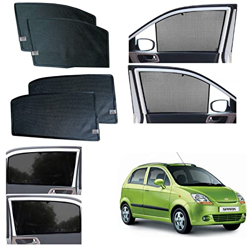 Image of WolkomHome car Fix Curtain Window Shades Half Curtains Sunshade for Spark