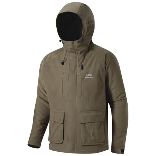 Image of BASSDASH Walker-LW Breathable Waterproof Fishing Hunting Wading Jackets with Silent Outer Fabric for Men Women