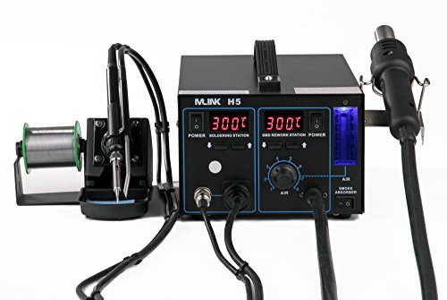 Estación 2 en 1 soldadura Aire Caliente y Soldador MLINK H5