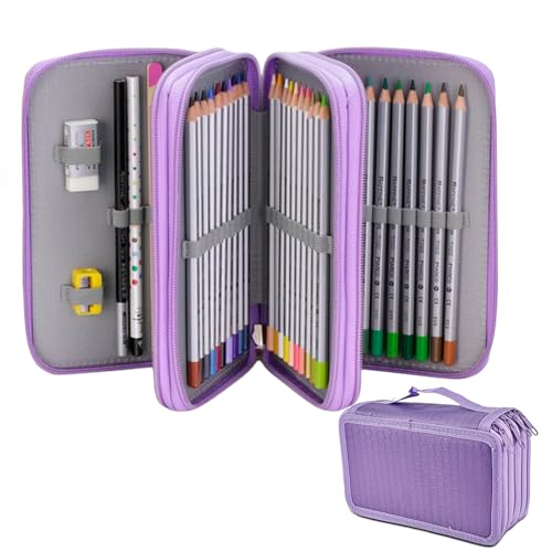 Sporgo Federmappe 72 Slots Mäppchen: Groß Federmäppchen 4...