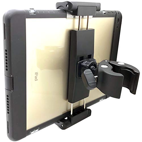 Lycan Series Marine Boat Tablet & Smartphone Pole Handle bar Boat Helm Rail Holder Mount for i Pad Pro 12.9 10.5 9.7 Air Mini GalaxyTab Phone 17 16 15 Pro Max Plus S25 Pixel Surface Pro Slate - Image 4