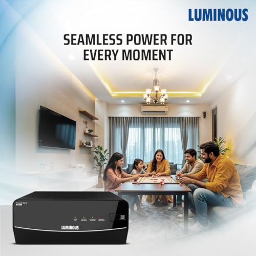 Image of Luminous Power Sine M 1700 Sine Wave Inverter Ideal for Home,Office & Shops | 1500VA Inverter | Reliable Power Backup | High Performance| Easy Installation | 36 Months Warranty