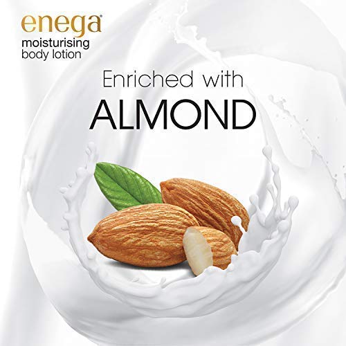 Image of Enega Almond essentials for Dry Skin Non Grassy & Deep Nourish Moisturizing Body Lotion for Men & Women - 100 ML (Pack of 2)