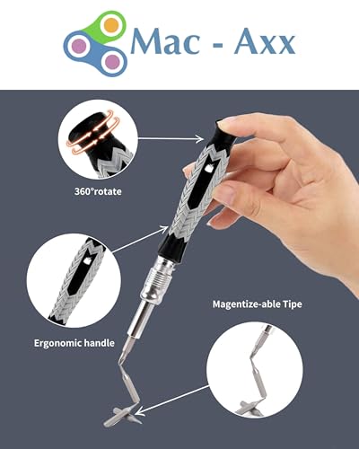 Image of 128-Piece Precision Screwdriver Set, Magnetic Driver Kit with Flexible Shaft, Professional Magnetic Repair Tool Kit for Cell Phone|Computer|Laptop|Xbox|Macbook|iPhone|iPad [Color: BLUE]
