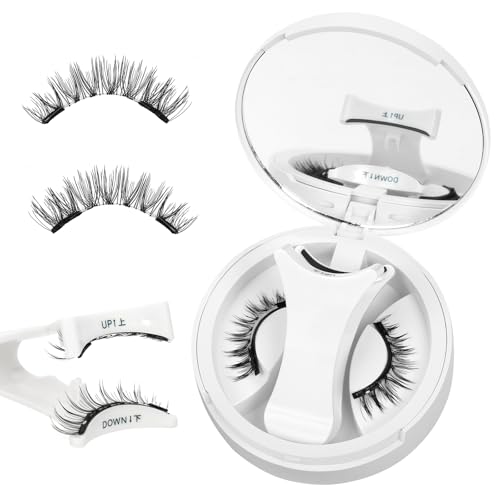 Higu clace Magnetic Eyelashes with Applicator Natural Look Magnetic Lashes No Glue Needed Reusable Magnet Lashes Soft with Applicator Easy to Wear and Remove (N01)