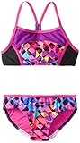 Speedo Big Girls' Spectrum Split Splice Camikini Two Piece