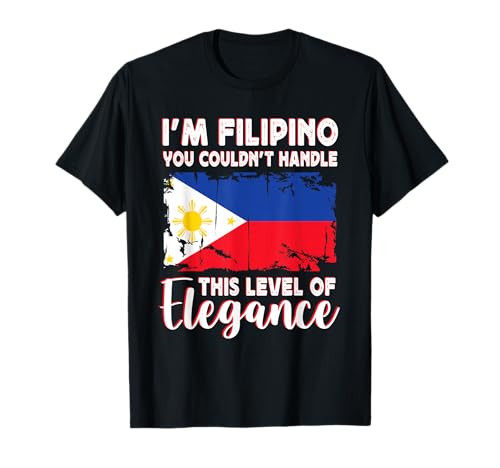 Philippines Flag Proud Elegant Filipino Boyfriend Girlfriend T-Shirt