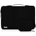 Produktbild EasyAcc 13-13.3 Zoll Laptop Tasche Sleeve Hülle mit Griffen und Zubehörtasche, Tragbare Laptoptasche Schutzhülle für 13.3" (33,78 cm) Notebook/MacBook/Ultrabook/Netbook, Schwarz