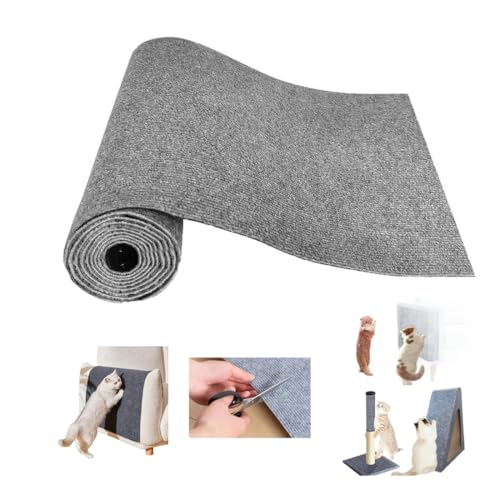 Generic MZ 003 猫用爪とぎ, 自由にカット可能な粘着式猫, 爪研ぎシート, DIY自由な組み立てソファプロテクター, 家具やソファの保護に, 猫のツリースタンドの交換部品, 自由カッ 厚い4mm 四季対応、家具傷防止、 ソファ、家具、壁に貼る
