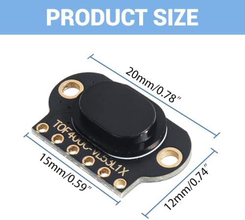 Alinan 2pcs TOF400C VL53L1X 4M Laser Ranging Sensor Module TOF Time-of-Flight Distance IIC Output for Arduino STM32 — 사진 2